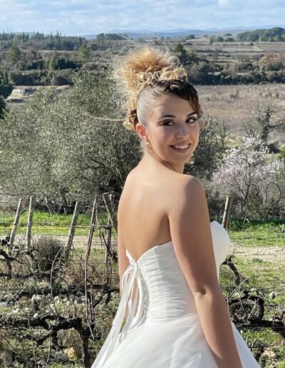 coiffure mariage excentrique