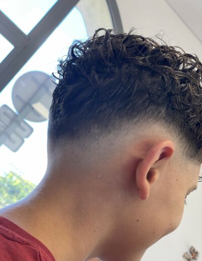 dégradé à zéro (typer hair)