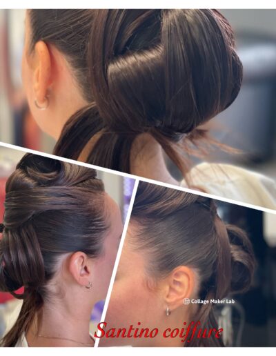 chignon excentrique